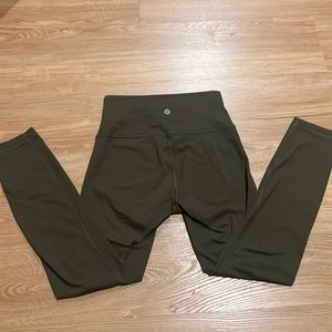Dark green lululemon leggings